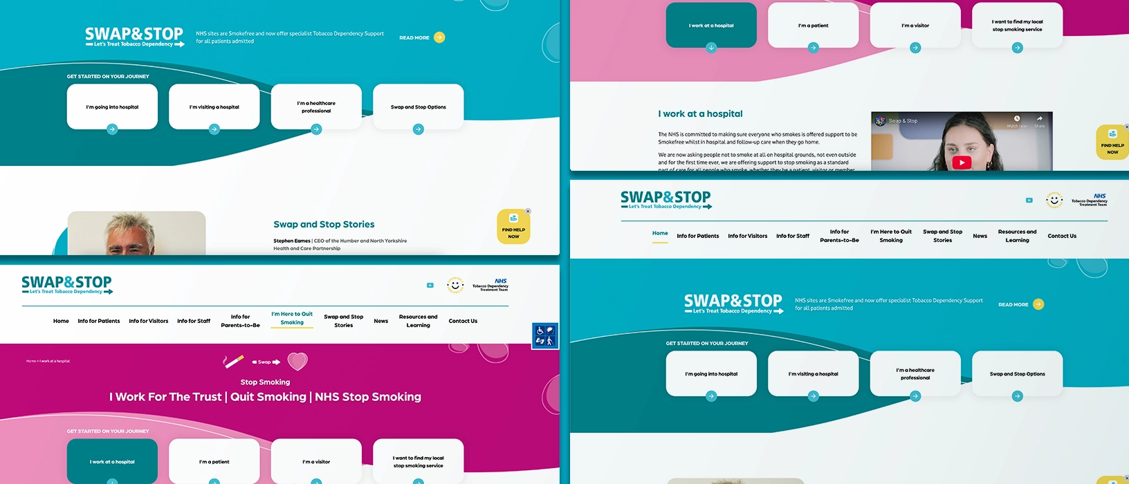 NHS Swap & Stop | Website Development | Digital Agency NHS Swap & Stop | Website Development | Digital Agency