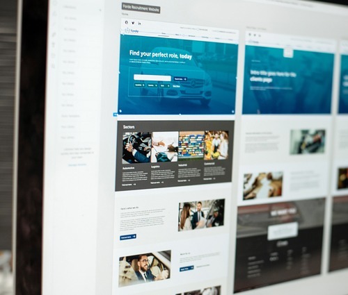 web *development* sheffield banner